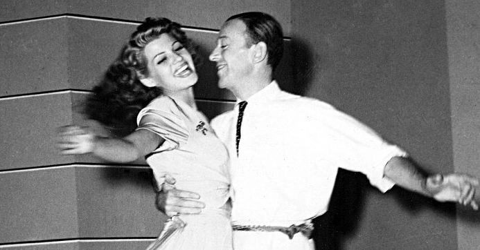 Original publicity photo of Fred Astaire and Rita Hayworth for film You Were Never Lovelier
